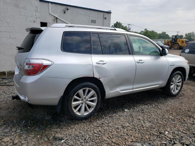 JTEEW41A282024878 - 2008 TOYOTA HIGHLANDER HYBRID SILVER photo 3