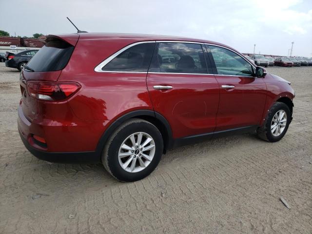 5XYPG4A37KG561755 - 2019 KIA SORENTO L RED photo 3