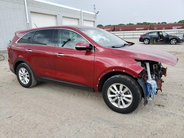 5XYPG4A37KG561755 - 2019 KIA SORENTO L RED photo 4