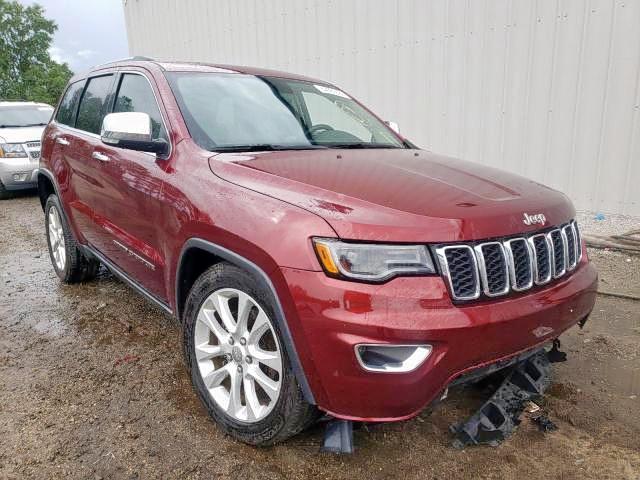 1C4RJEBG4HC868783 - 2017 JEEP GRAND CHER LIMITED BURGUNDY photo 1