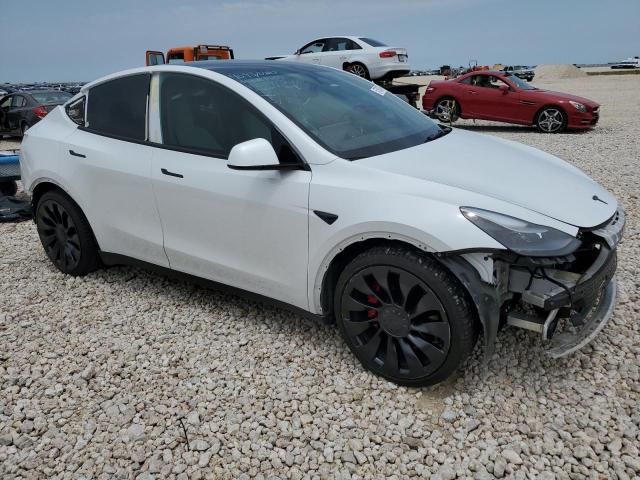 7SAYGDEF8NF389484 - 2022 TESLA MODEL Y WHITE photo 4