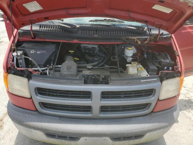 2D7JB21Y93K510824 - 2003 DODGE RAM VAN B2500 BURGUNDY photo 12