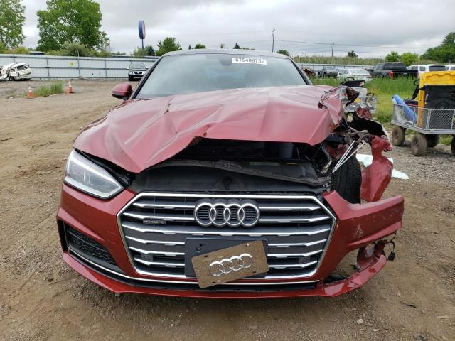 WAUENCF54JA006730 - 2018 AUDI A5 PREMIUM PLUS S-LINE RED photo 5