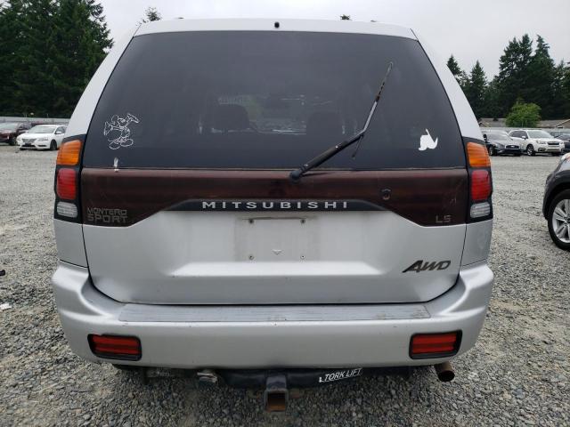 JA4MT21HX3J014134 - 2003 MITSUBISHI MONTERO SPORT ES SILVER photo 6