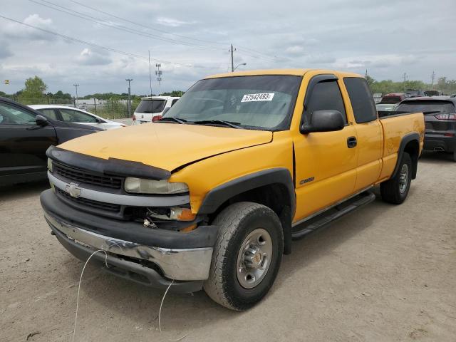 1GCGK29U41Z269206 - 2001 CHEVROLET SILVERADO K2500 YELLOW photo 1