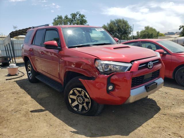 JTEPU5JR6M5931300 - 2021 TOYOTA 4RUNNER SR5/SR5 PREMIUM RED photo 4