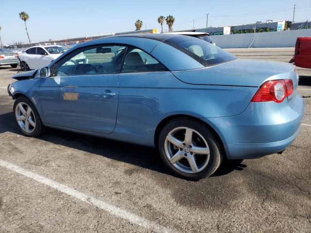 WVWDA71F57V029579 - 2007 VOLKSWAGEN EOS 2.0T SPORT BLUE photo 2