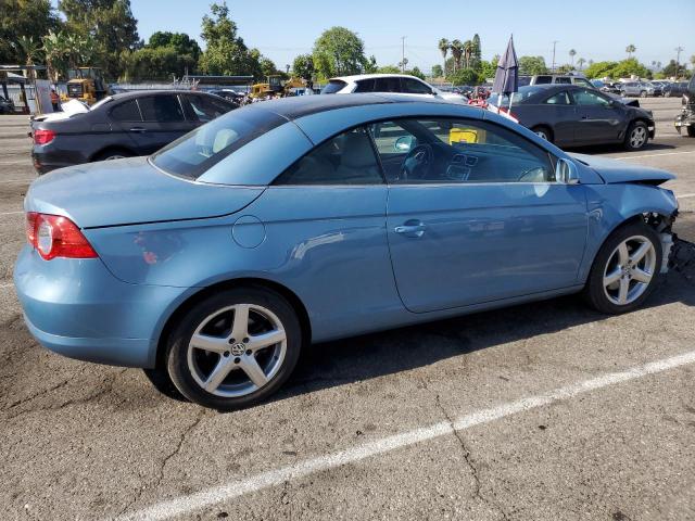 WVWDA71F57V029579 - 2007 VOLKSWAGEN EOS 2.0T SPORT BLUE photo 3