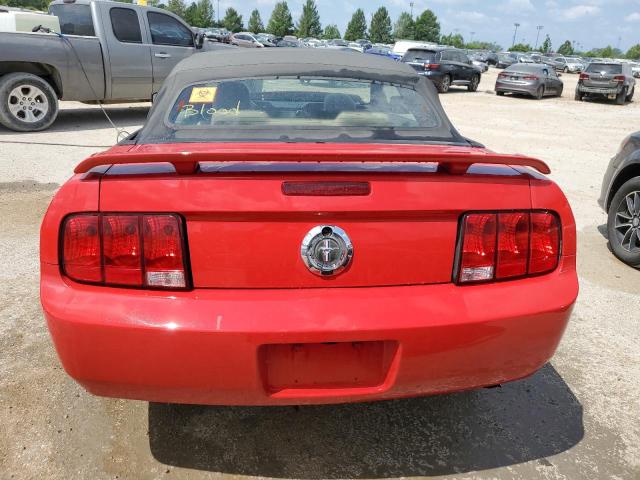 1ZVFT84N465178542 - 2006 FORD MUSTANG RED photo 6