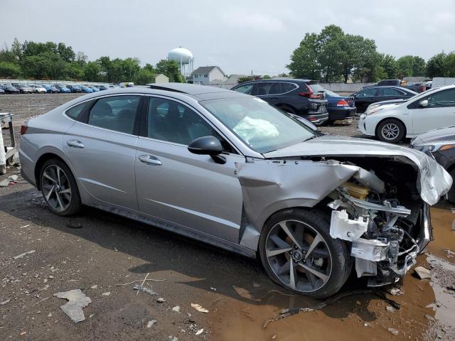 5NPEJ4J25MH091835 - 2021 HYUNDAI SONATA SEL PLUS GRAY photo 4