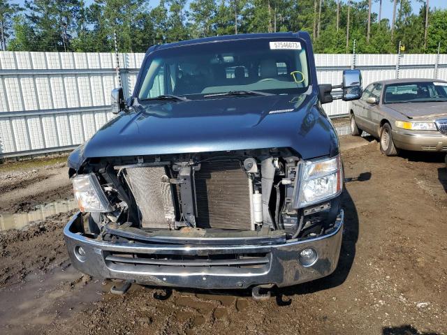 5BZAF0AA5FN851815 - 2015 NISSAN NV 3500 S BLUE photo 5