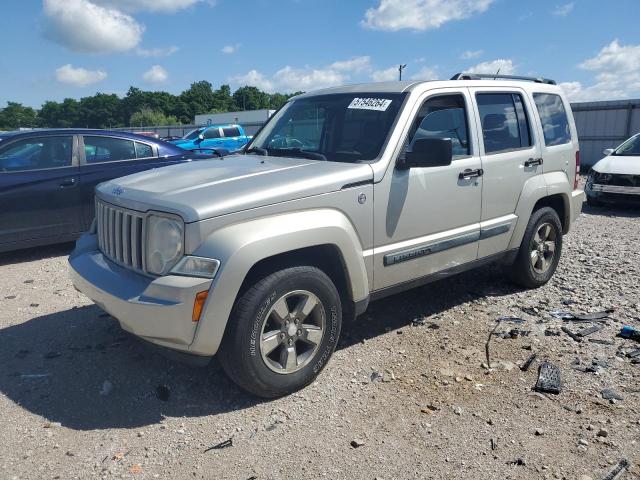 1J8GN28K58W257786 - 2008 JEEP LIBERTY SPORT SILVER photo 1