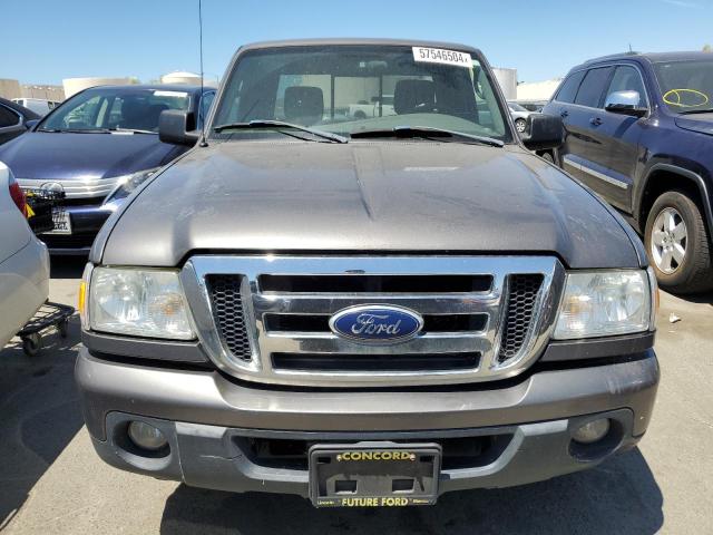 1FTKR1ED2APA76327 - 2010 FORD RANGER SUPER CAB GRAY photo 5