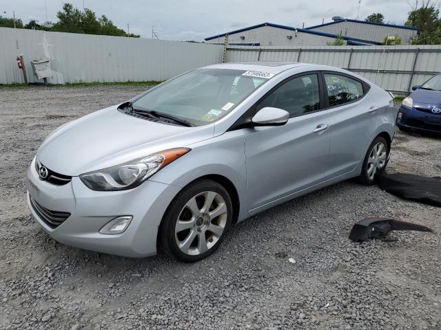 5NPDH4AE7CH091092 - 2012 HYUNDAI ELANTRA GLS SILVER photo 1