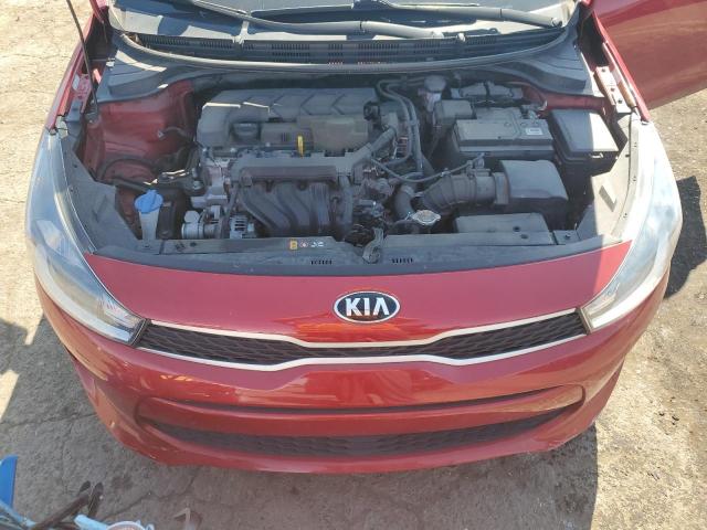 3KPA24AD2LE275663 - 2020 KIA RIO LX RED photo 11