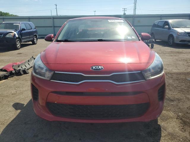 3KPA24AD2LE275663 - 2020 KIA RIO LX RED photo 5