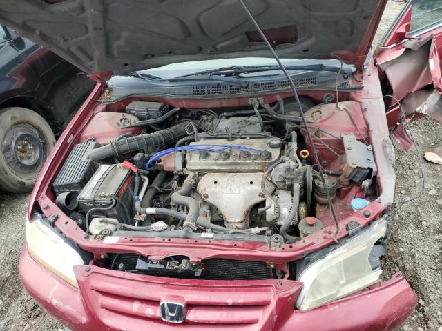 1HGCG56782A137678 - 2002 HONDA ACCORD SE BURGUNDY photo 11