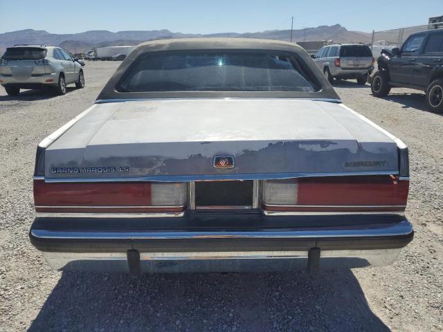 2MEBM75F7JX687577 - 1988 MERCURY GRAND MARQ LS GRAY photo 6