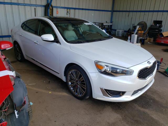 KNALN4D78E5155531 - 2014 KIA CADENZA PREMIUM WHITE photo 4