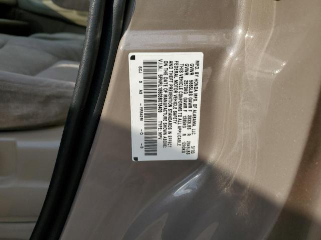 5FNRL18603B078409 - 2003 HONDA ODYSSEY EX GOLD photo 13