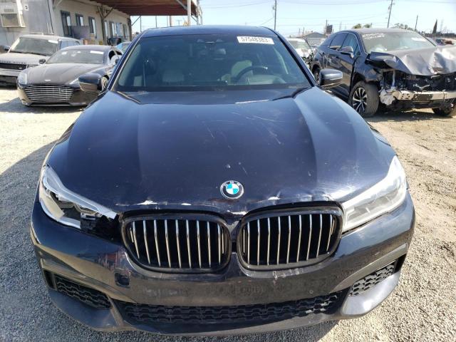 WBA7F0C55KGM25340 - 2019 BMW 750 I BLUE photo 5