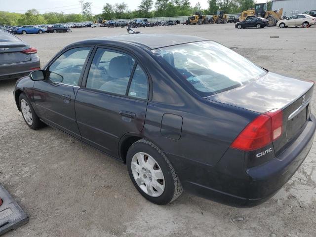 2HGES25852H612849 - 2002 HONDA CIVIC EX 黑色 照片 2