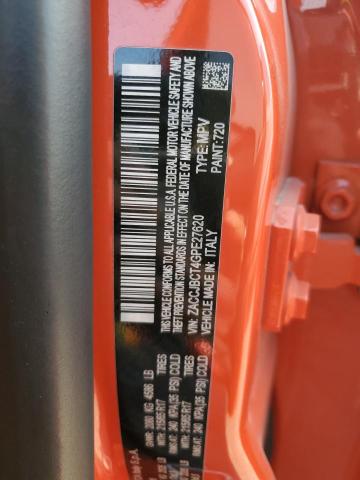 ZACCJBCT4GPE27620 - 2016 JEEP RENEGADE TRAILHAWK ORANGE photo 12