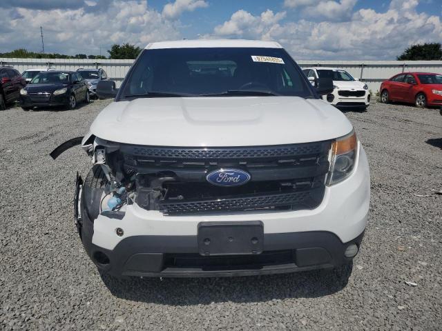 1FM5K8ARXDGA88916 - 2013 FORD EXPLORER POLICE INTERCEPTOR WHITE photo 5