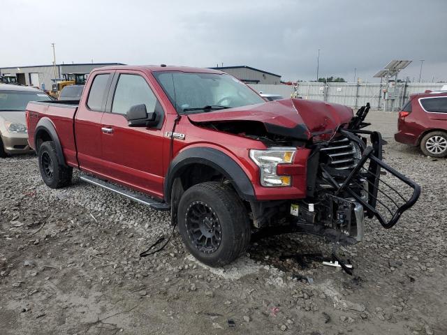 1FTFX1EF8GKE40748 - 2016 FORD F150 SUPER CAB BURGUNDY photo 4