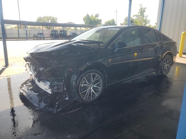 4T1S11AK7PU730272 - 2023 TOYOTA CAMRY SE NIGHT SHADE BLUE photo 1