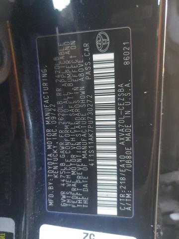 4T1S11AK7PU730272 - 2023 TOYOTA CAMRY SE NIGHT SHADE BLUE photo 12