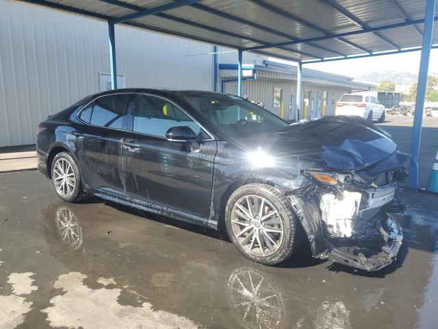 4T1S11AK7PU730272 - 2023 TOYOTA CAMRY SE NIGHT SHADE BLUE photo 4