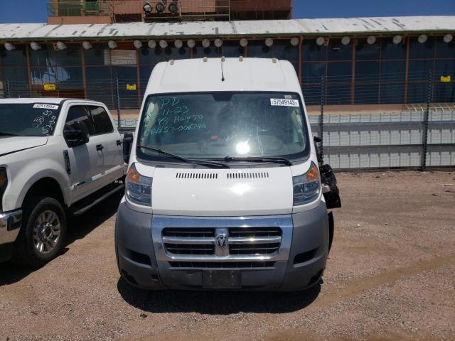 3C6TRVCG7HE506928 - 2017 RAM PROMASTER 2500 HIGH WHITE photo 5