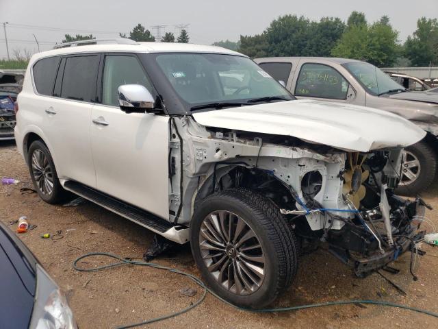 JN8AZ2NE9K9229502 - 2019 INFINITI QX80 LUXE WHITE photo 4