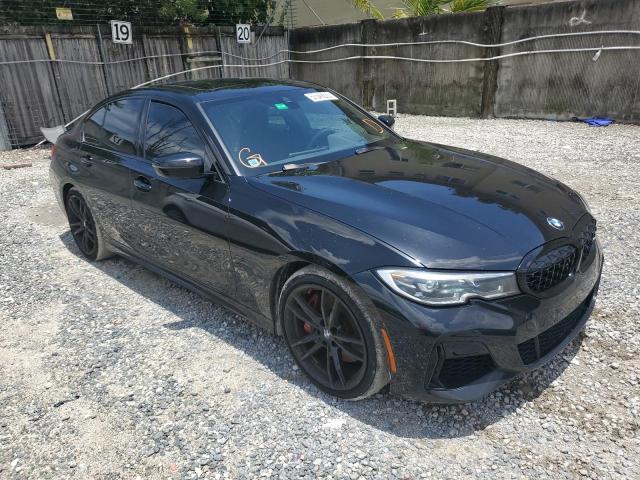 3MW5U7J08M8B52411 - 2021 BMW M340I BLACK photo 4