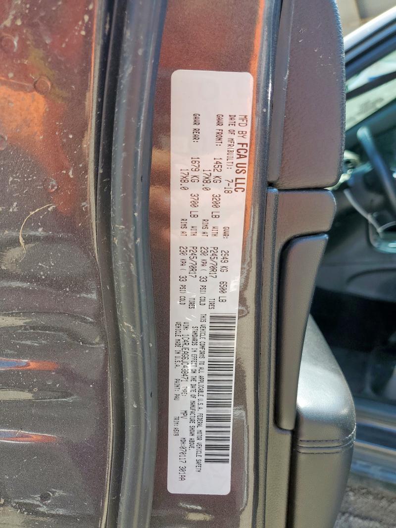 1C4RJEAG6JC438471 - 2018 JEEP GRAND CHEROKEE LAREDO GRAY photo 14