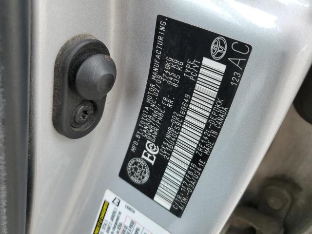2T1BU40E59C189649 - 2009 TOYOTA COROLLA BASE 银色 照片 13