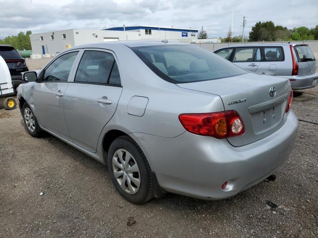 2T1BU40E59C189649 - 2009 TOYOTA COROLLA BASE 银色 照片 2