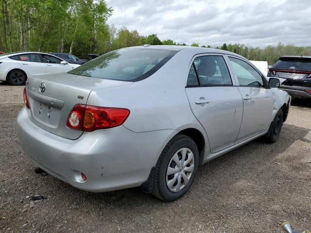 2T1BU40E59C189649 - 2009 TOYOTA COROLLA BASE 银色 照片 3