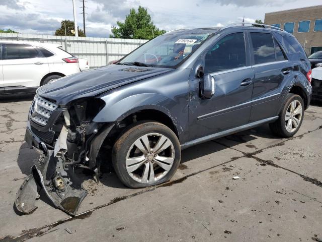 4JGBB8GB6AA611795 - 2010 MERCEDES-BENZ ML 350 4MATIC BLUE photo 1