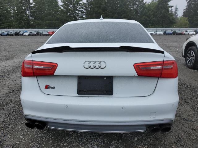 WAUF2AFC5DN087945 - 2013 AUDI S6 WHITE photo 6