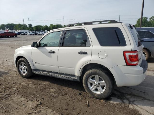 1FMCU49389KA99167 - 2009 FORD ESCAPE HYBRID WHITE photo 2