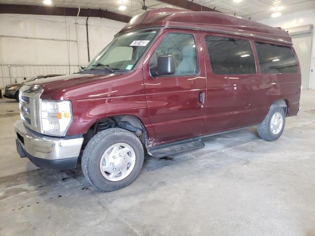 1FMNE1BW4BDA23433 - 2011 FORD ECONOLINE E150 WAGON BURGUNDY photo 1