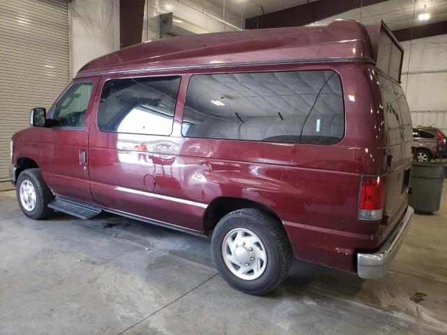 1FMNE1BW4BDA23433 - 2011 FORD ECONOLINE E150 WAGON BURGUNDY photo 2