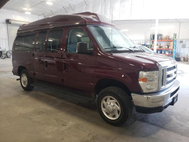 1FMNE1BW4BDA23433 - 2011 FORD ECONOLINE E150 WAGON BURGUNDY photo 4