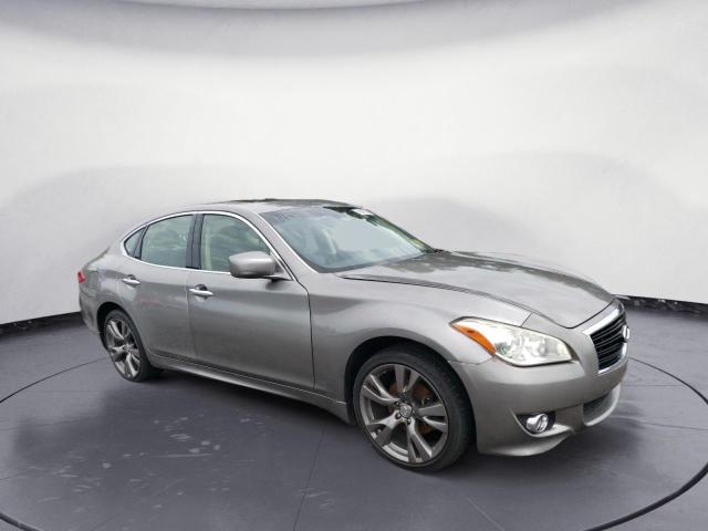 JN1BY1AR6DM601757 - 2013 INFINITI M37 X GRAY photo 4