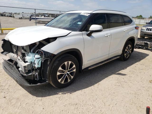 5TDGZRAH1NS553063 - 2022 TOYOTA HIGHLANDER XLE Ağ foto 1