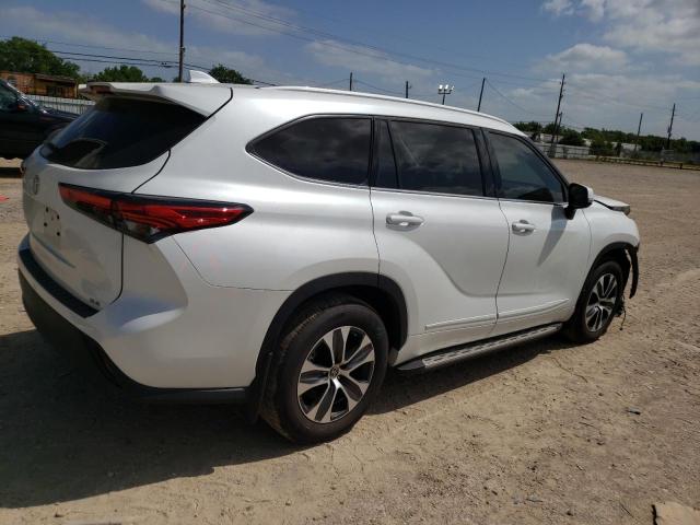 5TDGZRAH1NS553063 - 2022 TOYOTA HIGHLANDER XLE Ağ foto 3
