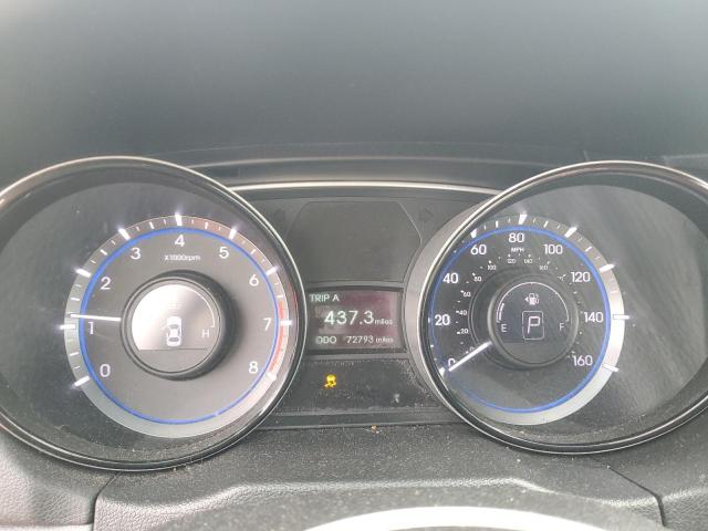 5NPEC4AC6DH673641 - 2013 HYUNDAI SONATA SE BLUE photo 9