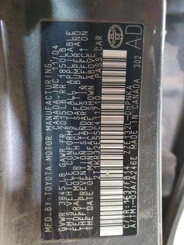 2T1KR32E55C411710 - 2005 TOYOTA COROLLA MA XR CHARCOAL photo 12